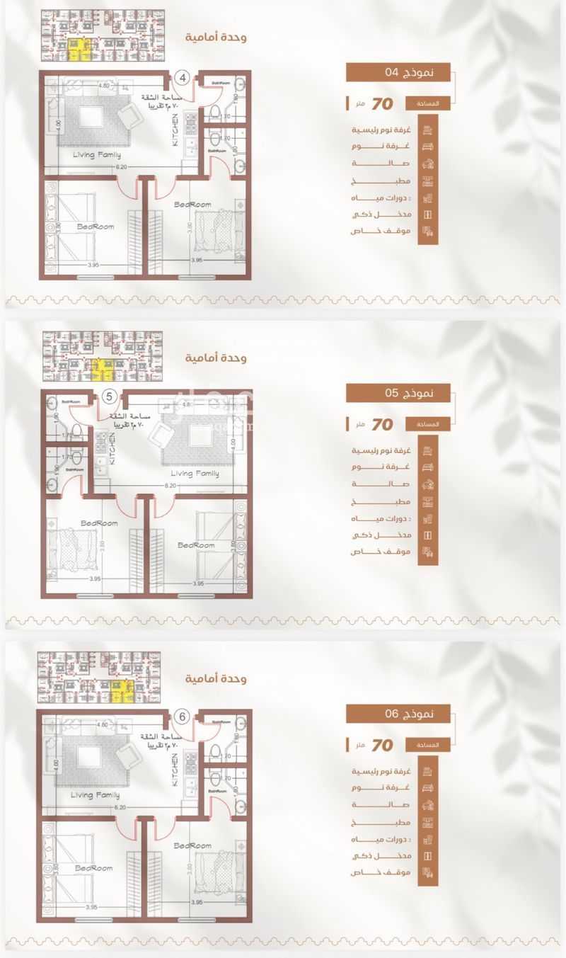 شقة 2 غرف في الحمرا، جدة 4