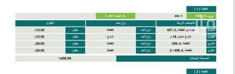 أرض 450 م² في جدة 2