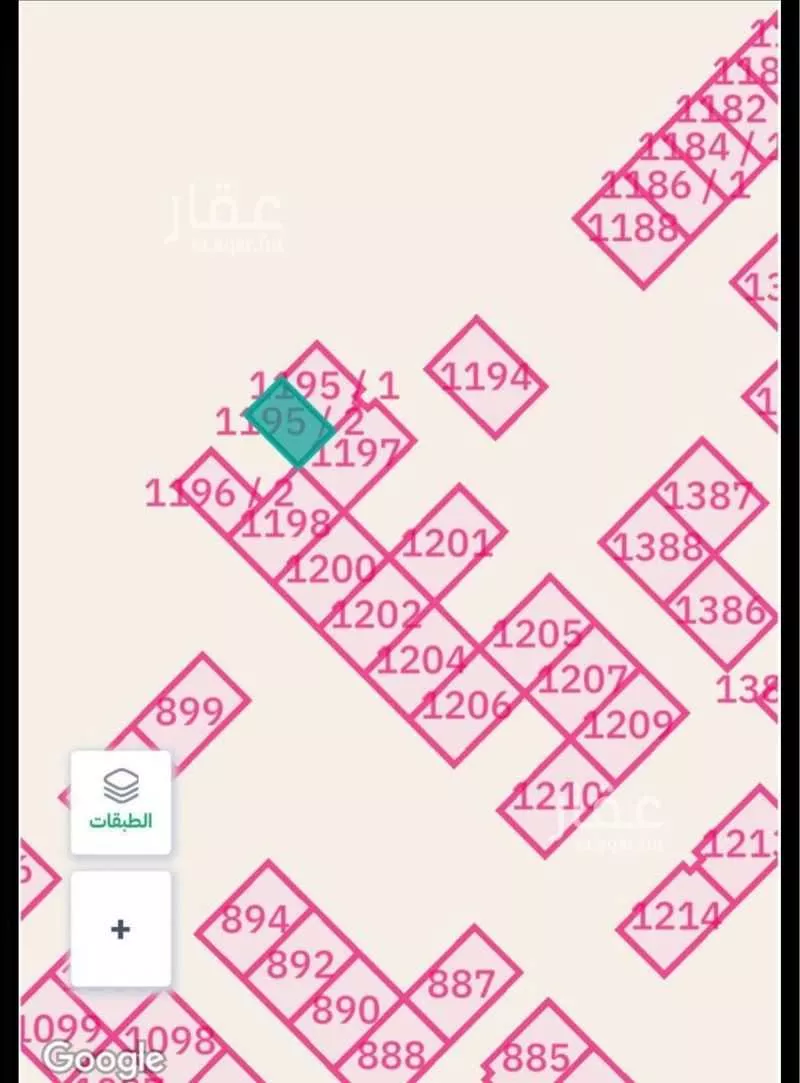 أرض 228 م² في عريض 2