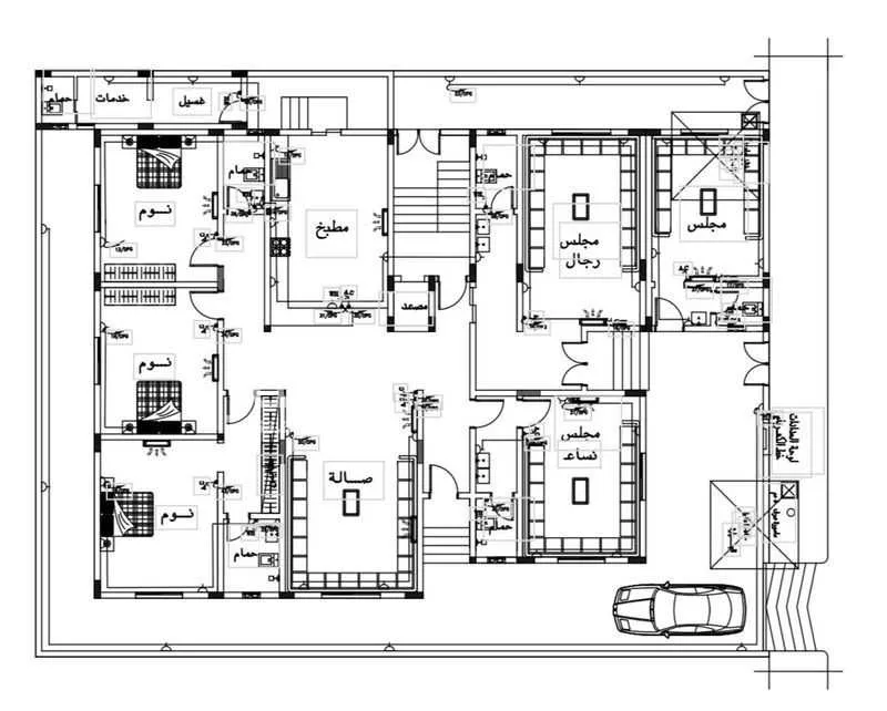 دور 7 غرف في الملك فهد 2