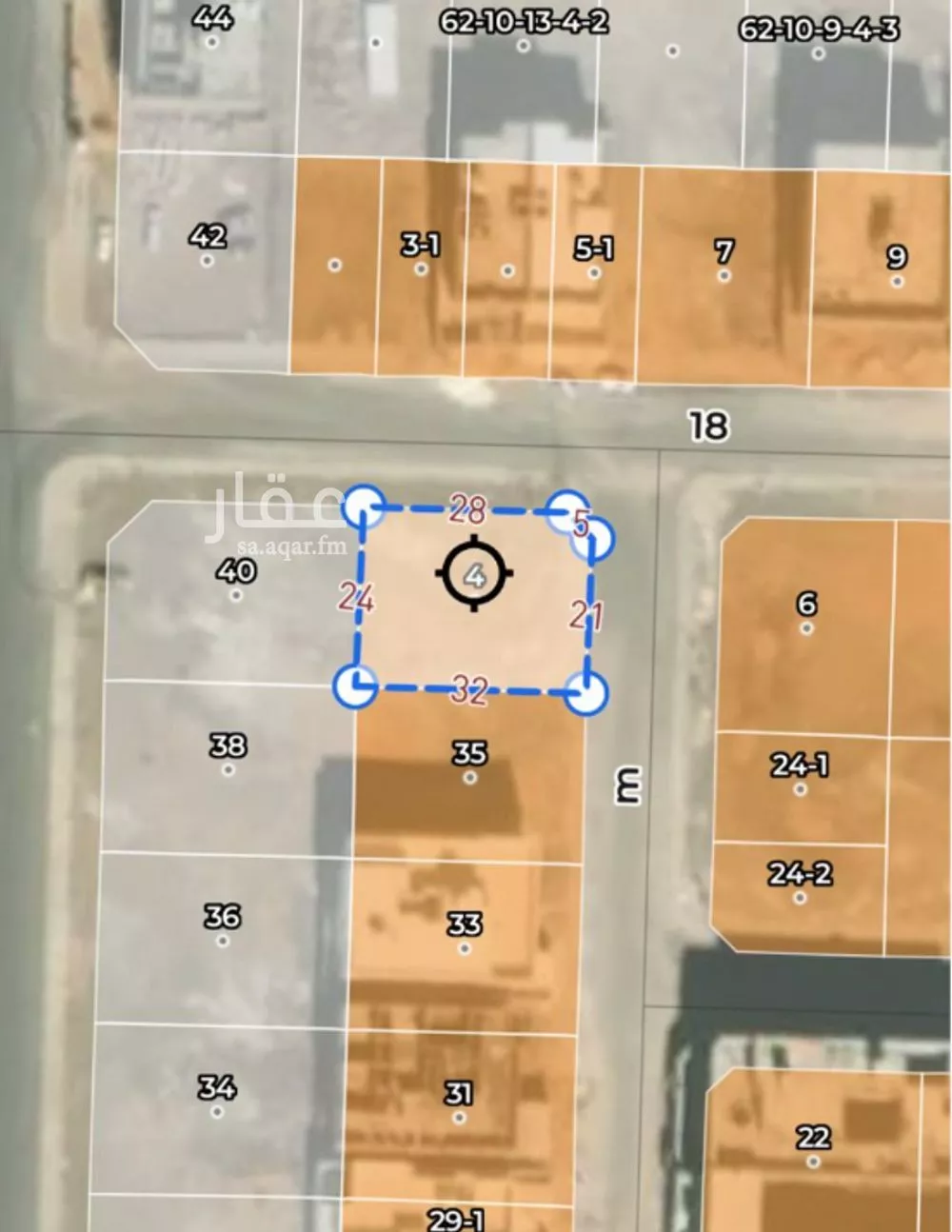 أرض 798 م² في الهدراء 1