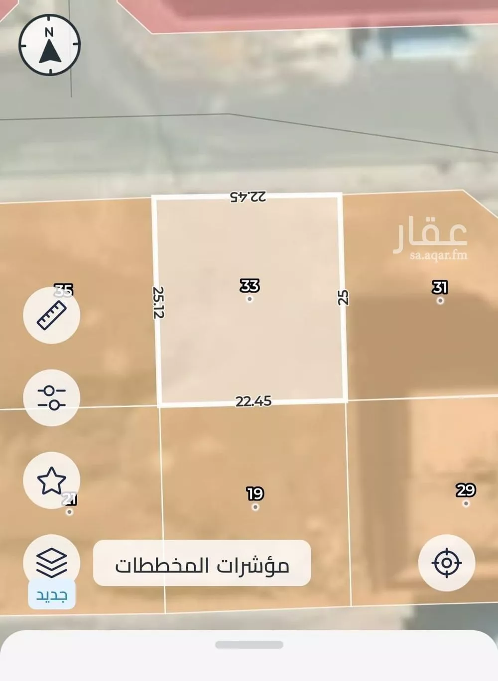 أرض 562 م² في قلعة مخيط 1