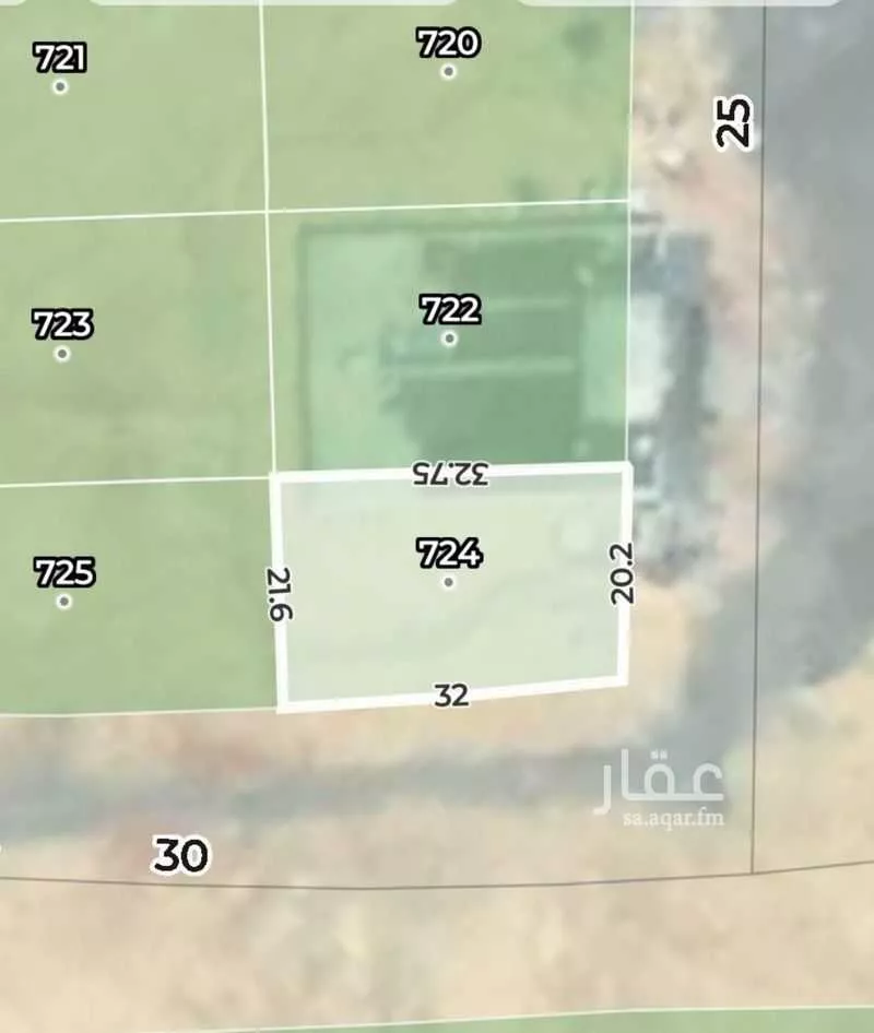 أرض 695 م² في طويق 1