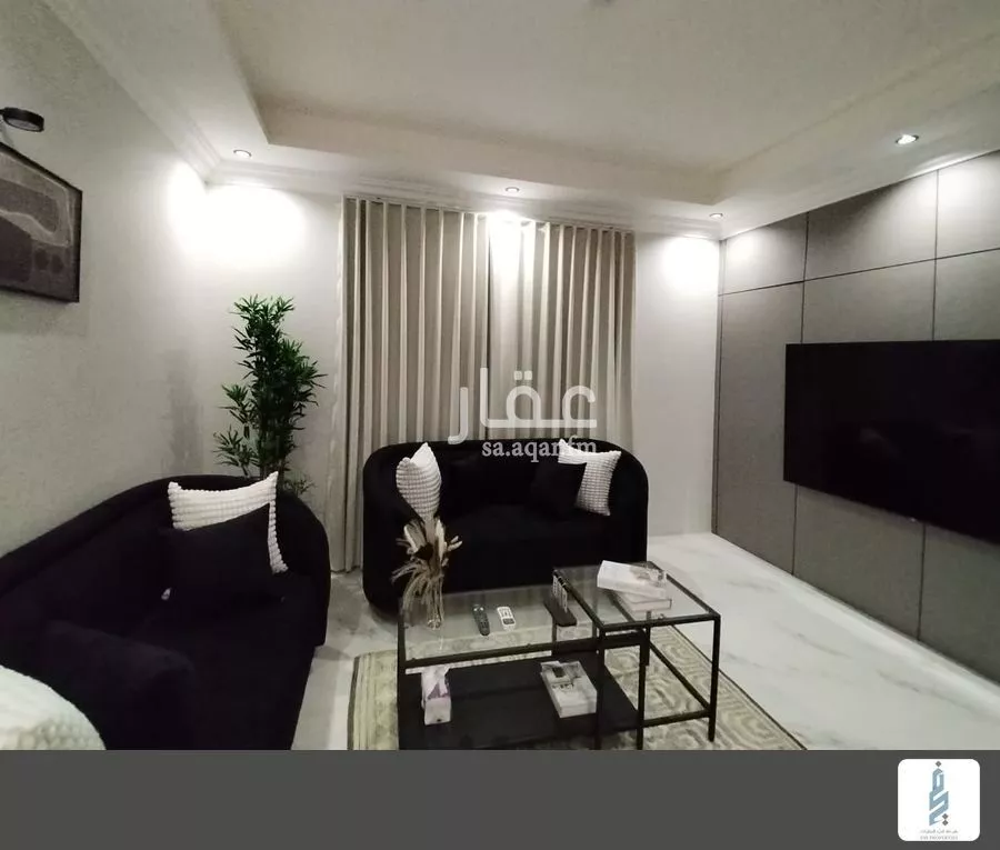 شقة 1 غرف في العقيق 5