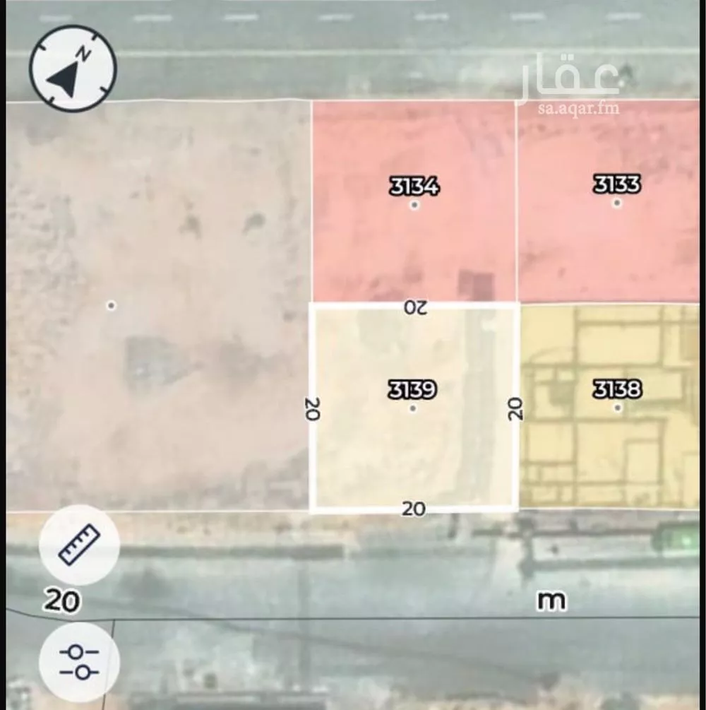 أرض 400 م² في المهدية