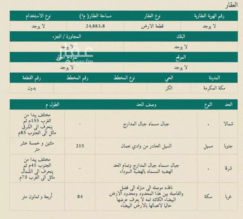 أرض 24883 م² في الراشدية 2