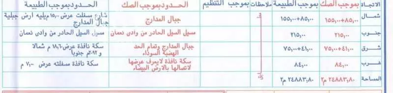 أرض 24883 م² في الراشدية 1