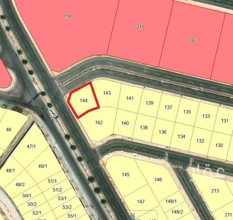 أرض 666 م² في الشرق 1