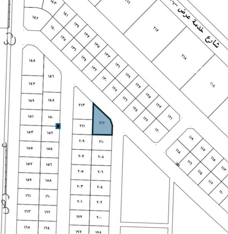 أرض 856 م² في الشرق 2