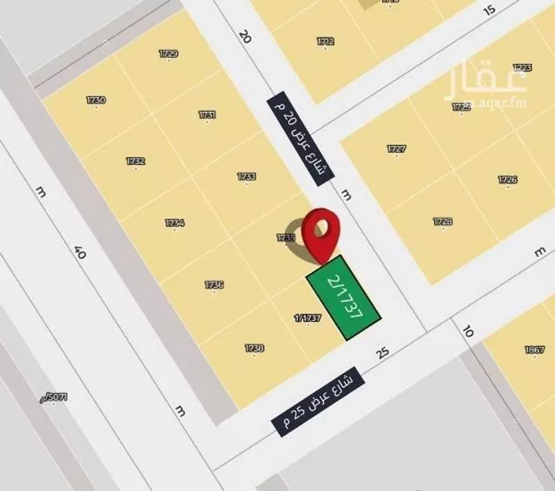 أرض 405 م² في بنبان 2