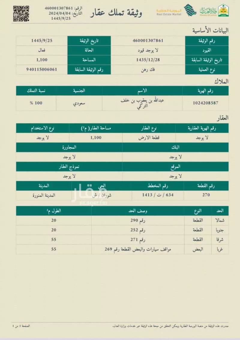 عمارة 1100 م² في الغراء 5