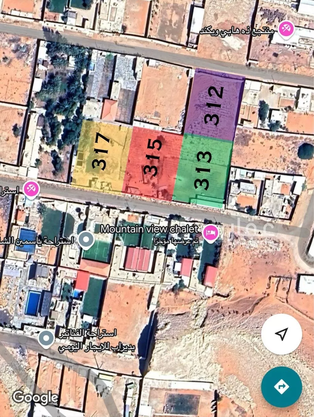 أرض 2000 م² في ضاحية نمار 2