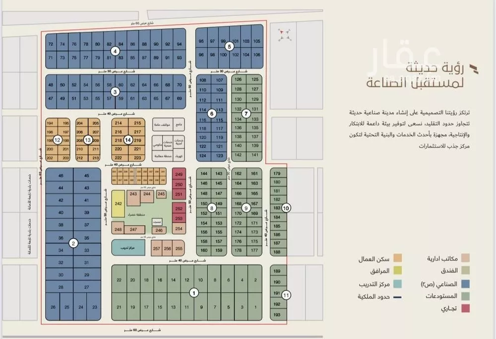 أرض 7552 م² في المدينة الصناعية الثانية 3