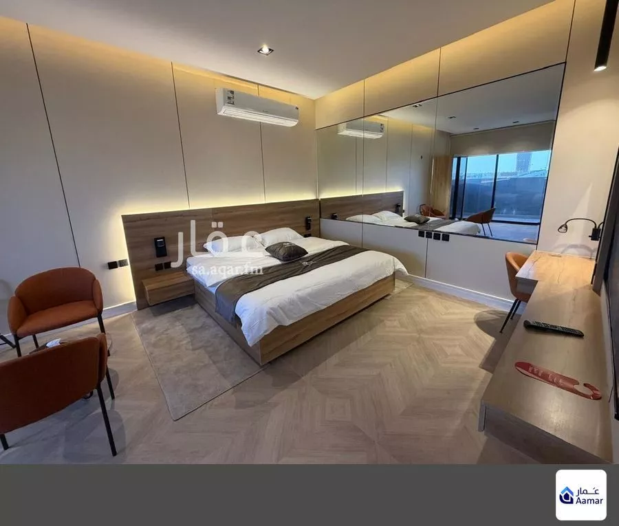 شقة 1 غرف في النرجس 2