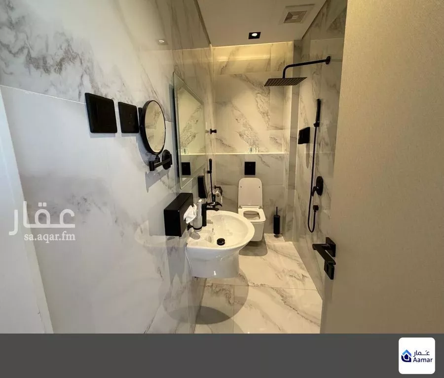 شقة 1 غرف في النرجس 4