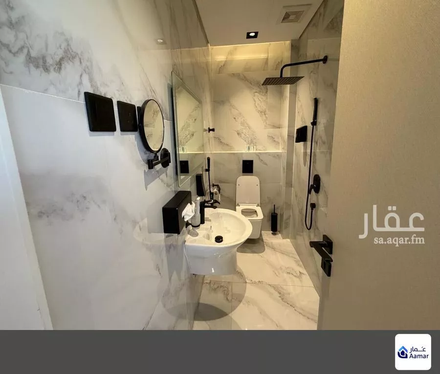 شقة 1 غرف في النرجس 4