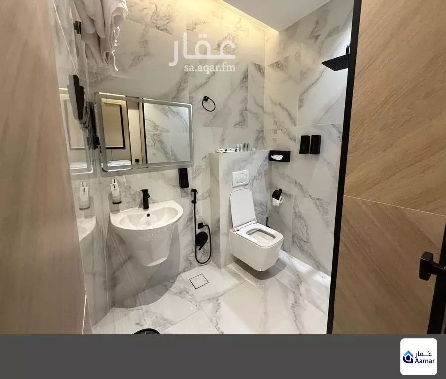 شقة 1 غرف في النرجس 3