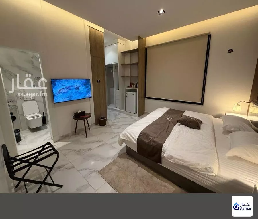 شقة 1 غرف في النرجس 3