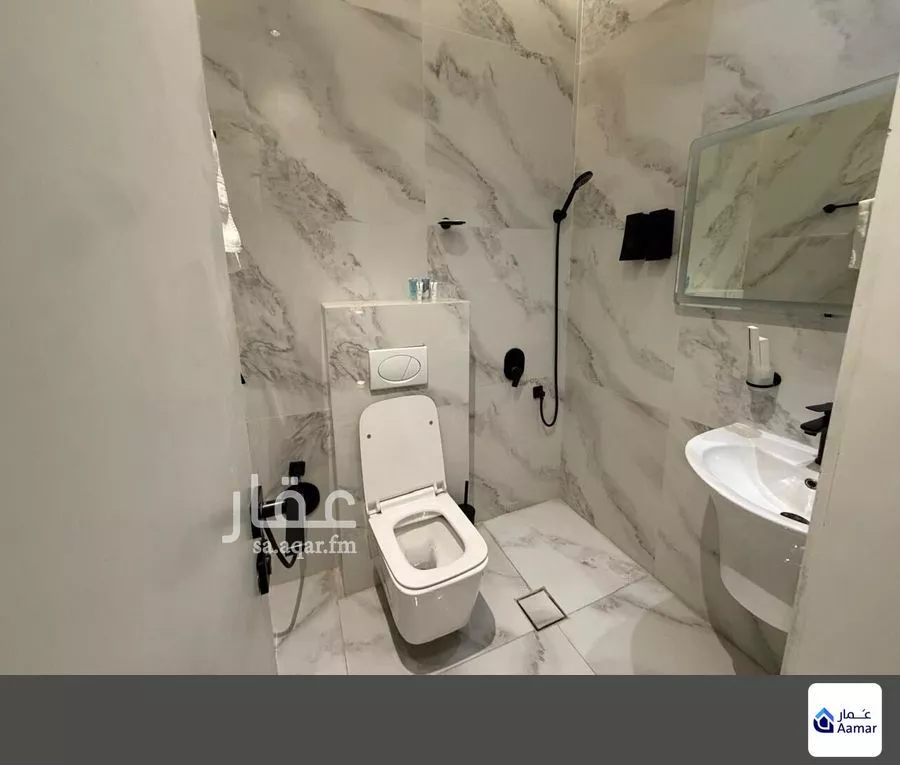 شقة 1 غرف في النرجس 4