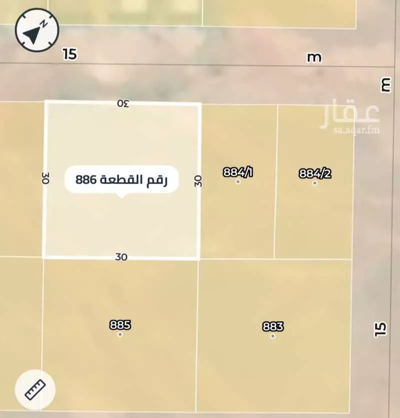 900 sqm land in Uraidh 1