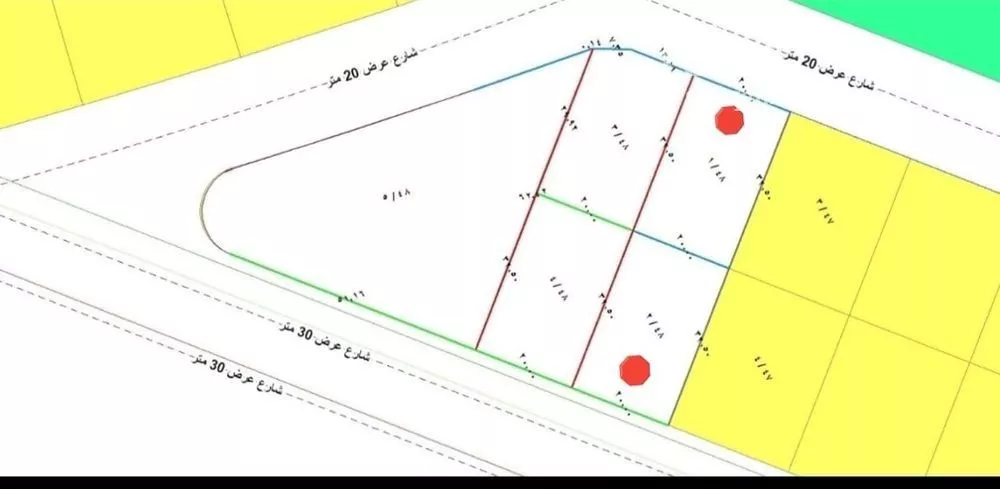 أرض 650 م² في العقيق 3