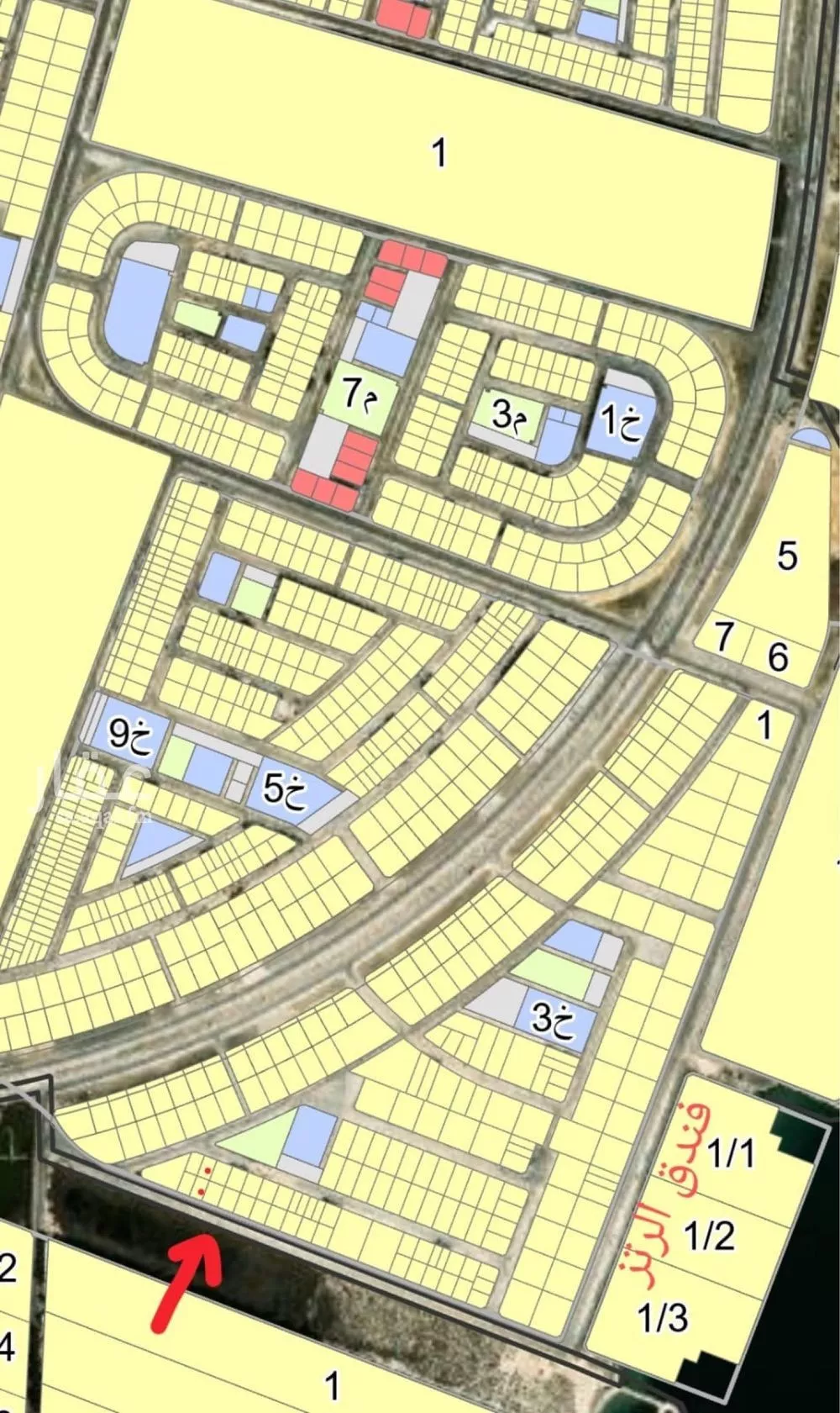 أرض 650 م² في العقيق 2