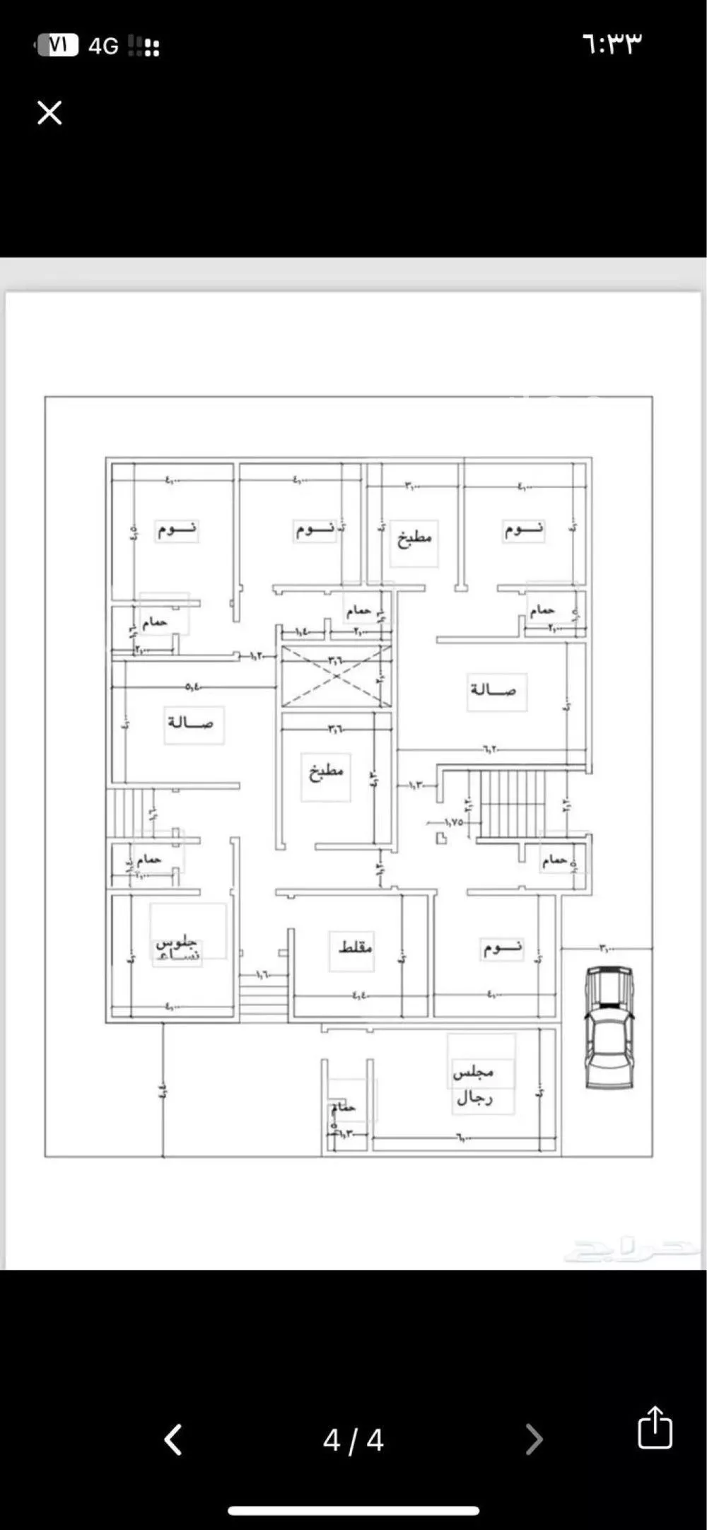 عمارة 500 م² في الملك فهد 3