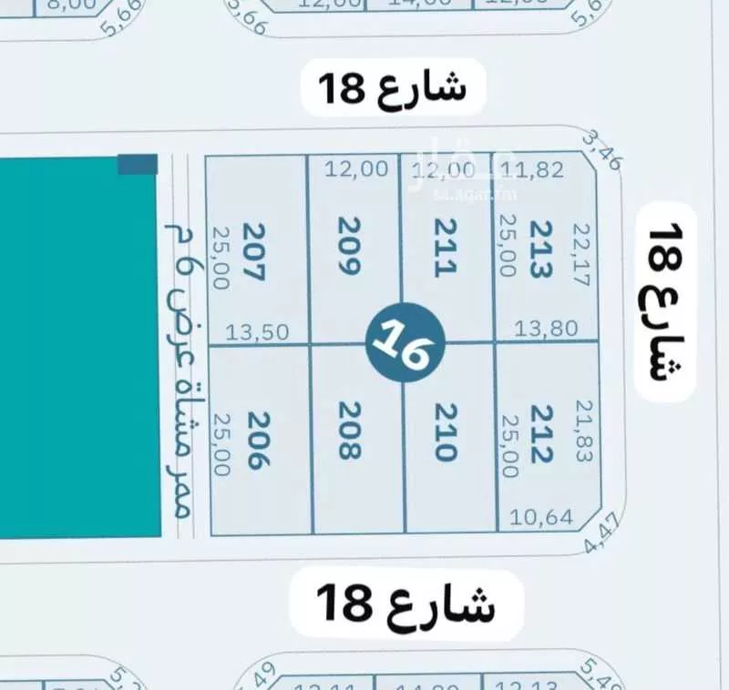 أرض 300 م² في الرمال 2
