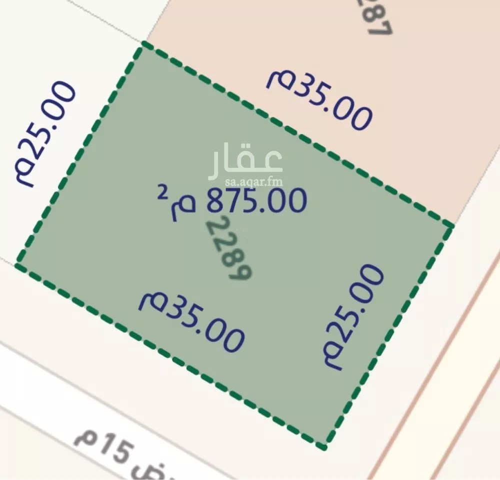 أرض 875 م² في ديراب 2
