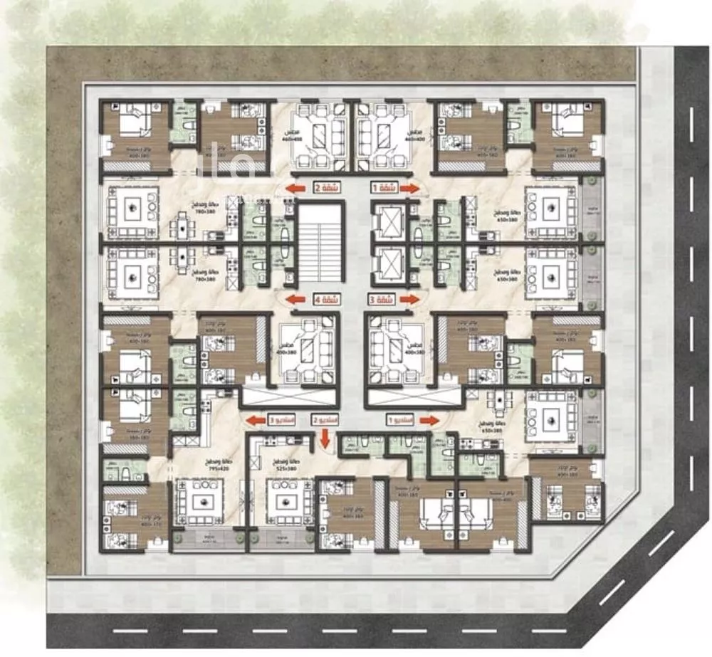 شقة 3 غرف في الصوارى 5