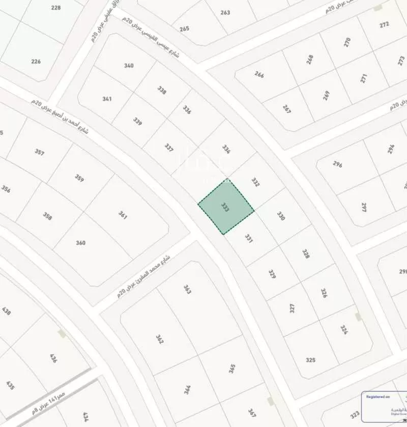أرض 501 م² في النرجس 2
