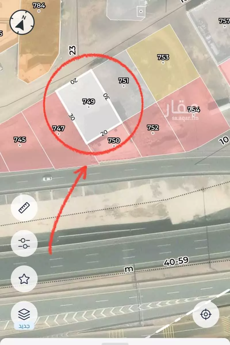 أرض 600 م² في خاخ 2