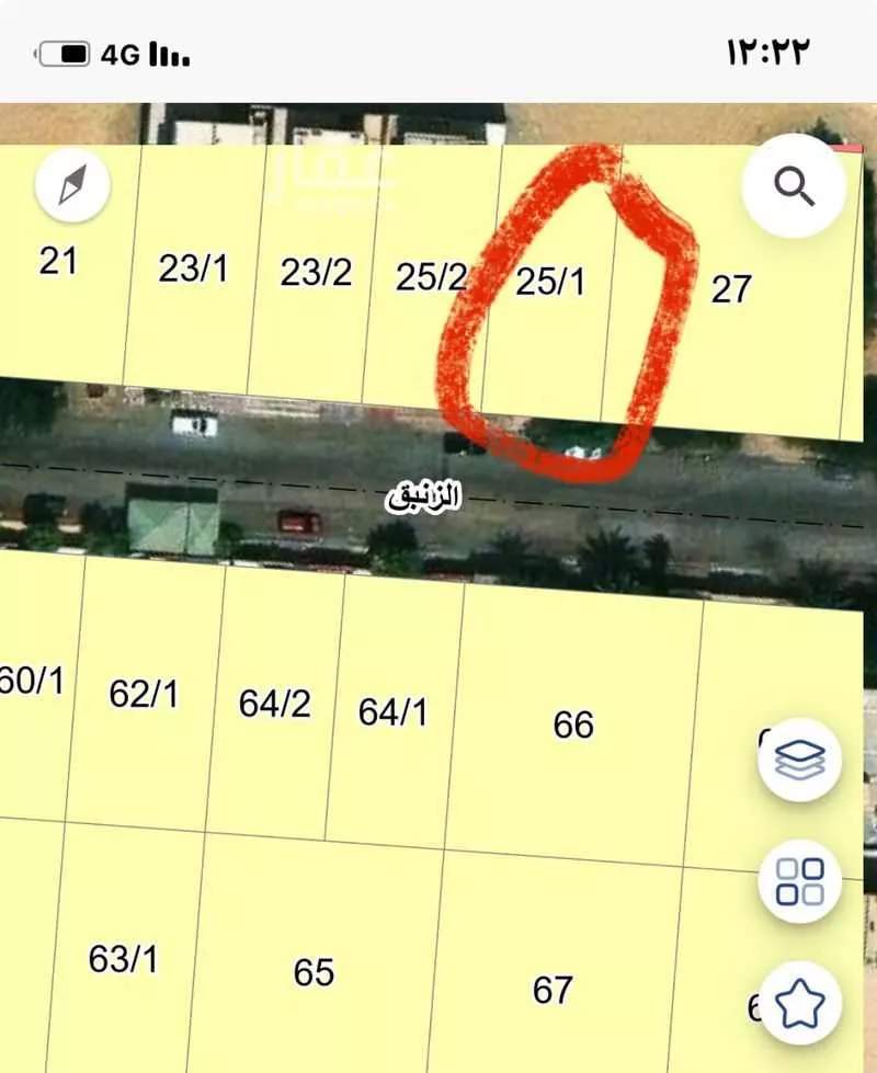 أرض 375 م² في الريان 2