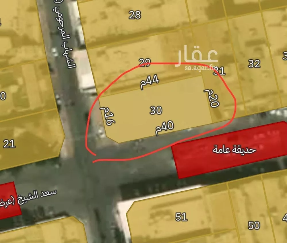 أرض 792 م² في بطحاء قريش 5