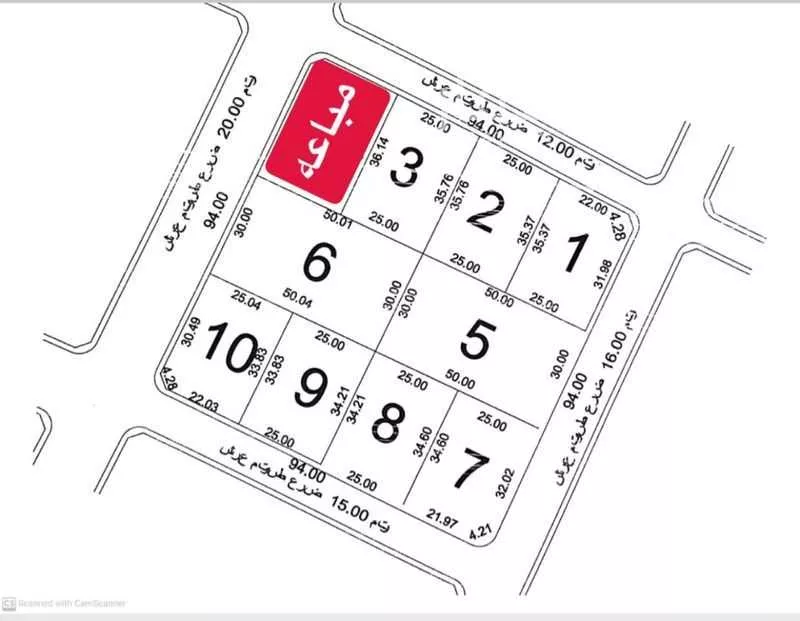 أرض 898 م² في الثغر 2