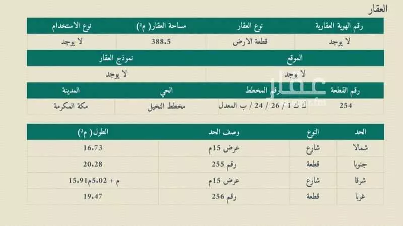 عمارة 388 م² في البحيرات 2