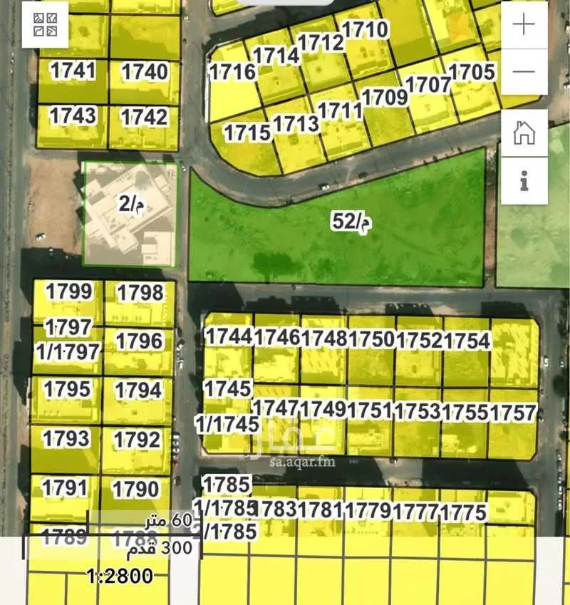 أرض 864 م² في الملك فهد 2