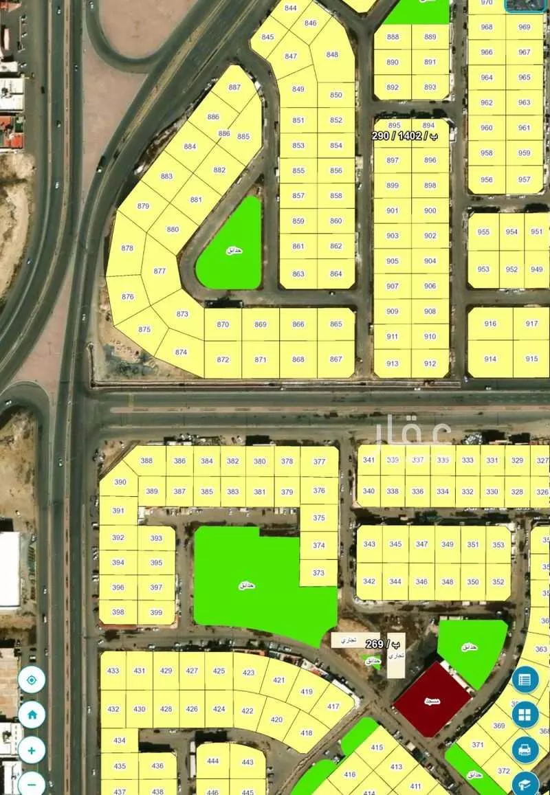 أرض 500 م² في الرحمانية