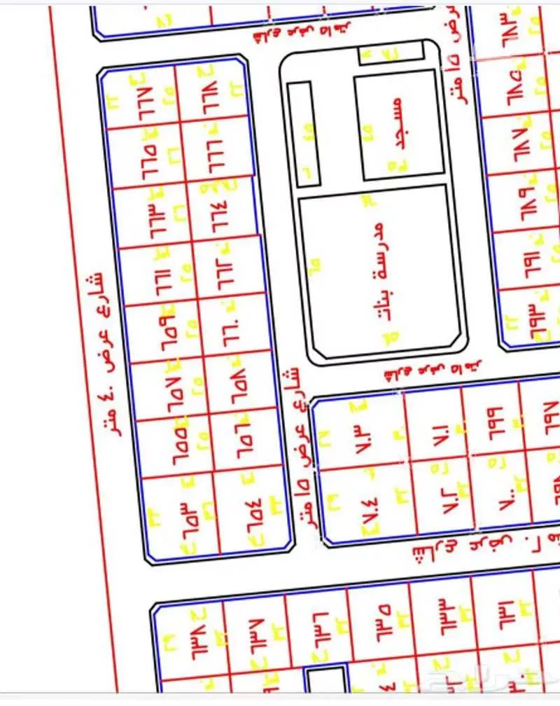 أرض 375 م² في الزمرد 1