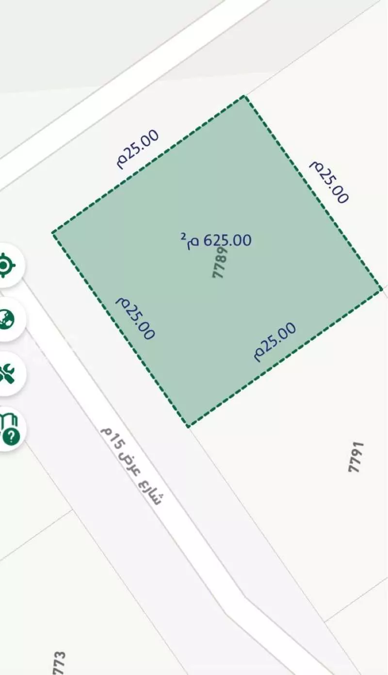 أرض 625 م² في المهدية 5