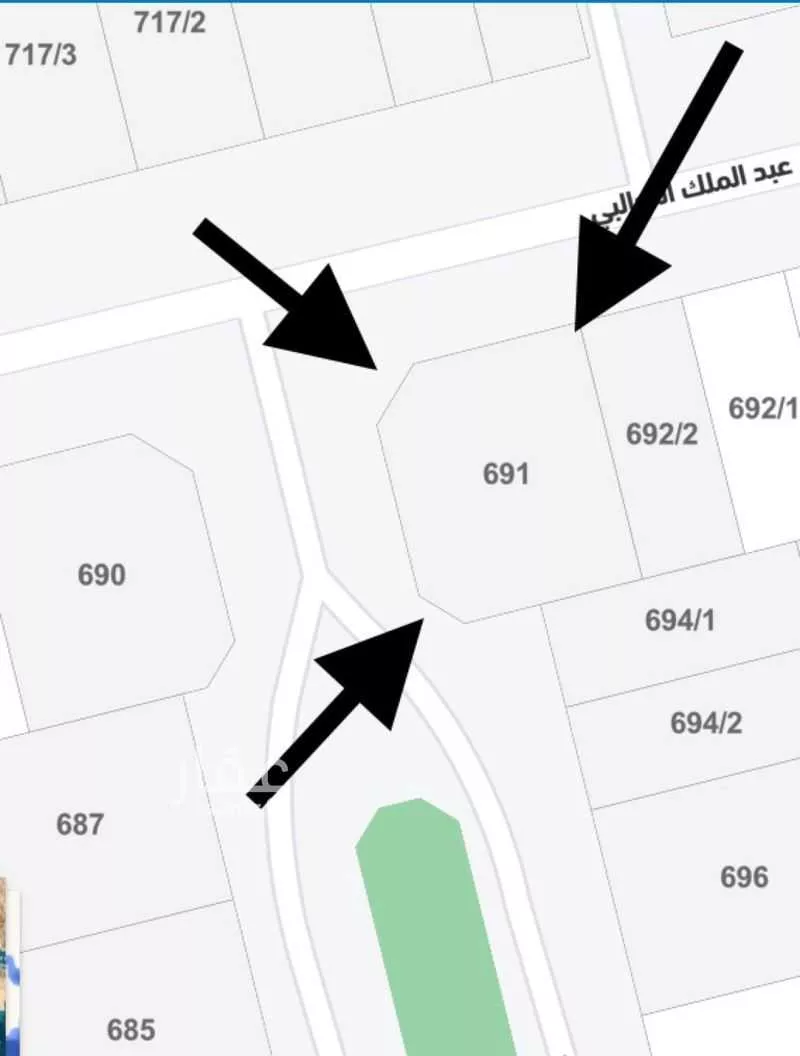 أرض 507 م² في ضاحية الملك فهد 4