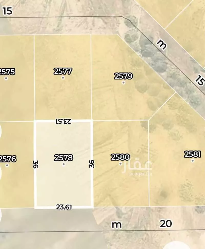 846 sqm land in Dahiat Namar 2