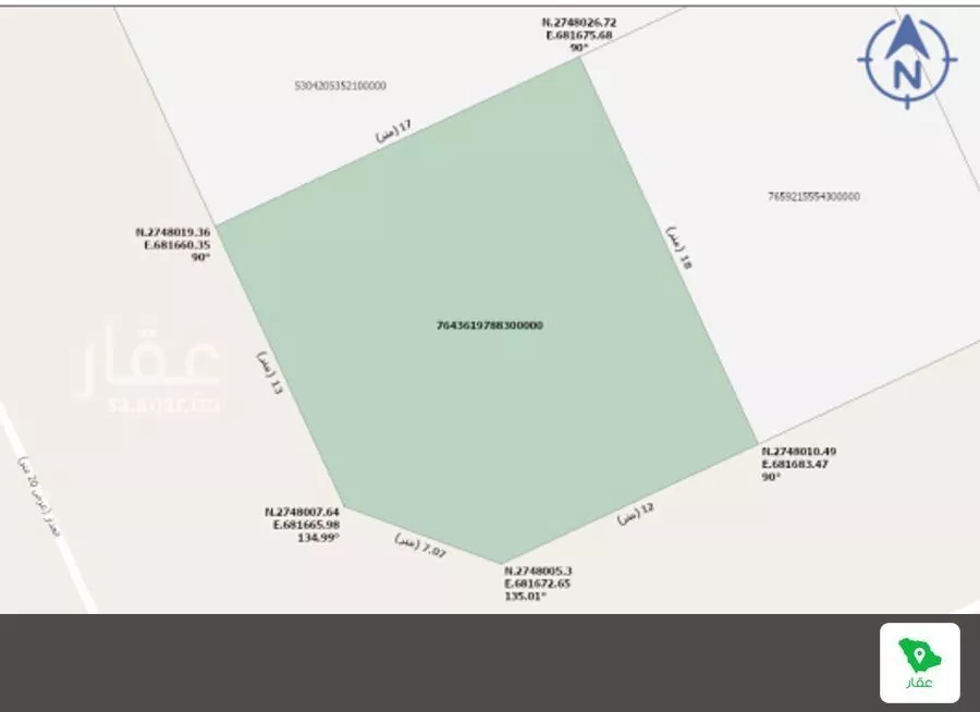 293 sqm land in Al Rimal 3