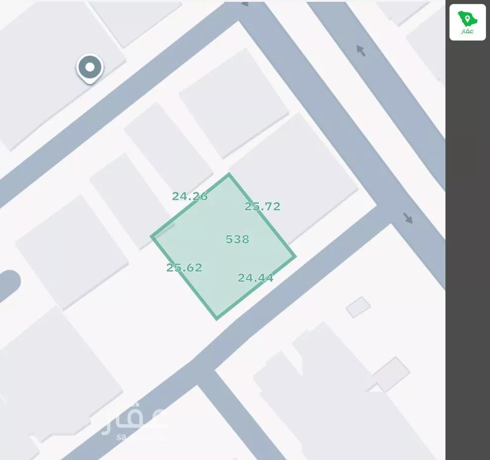 أرض 625 م² في الياقوت 3