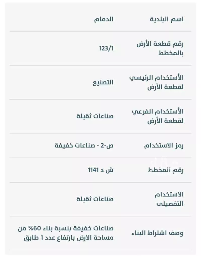 أرض 25000 م² في المدينة الصناعية الثانية 3