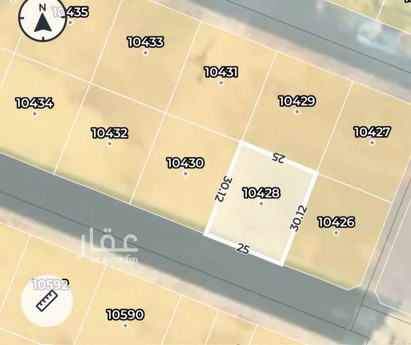 375 sqm land in Dahiat Namar 2