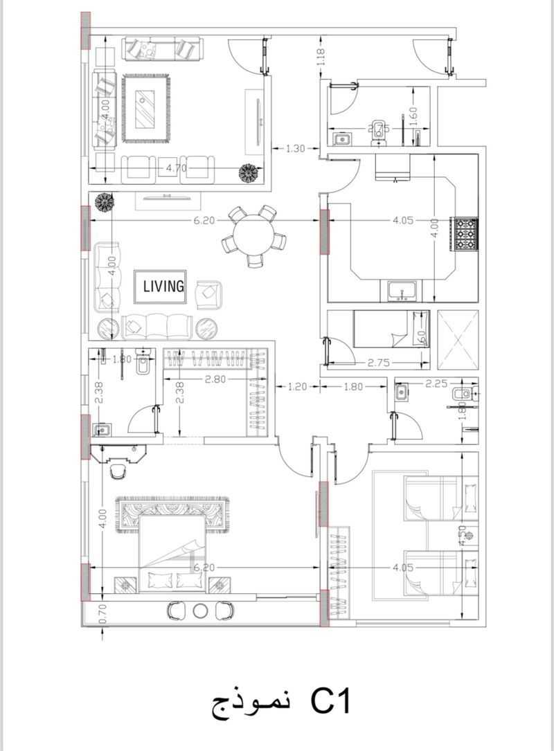 4 bedroom apartment in Al Fanar, Eastern Province 11