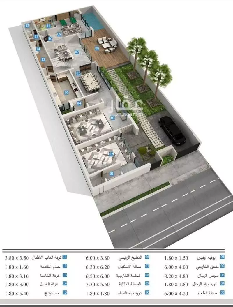 فيلا 5 غرف في عرقة 4