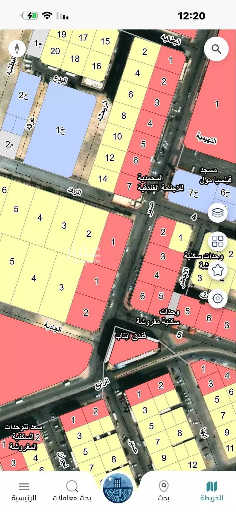 أرض 892 م² في الثقبة 4