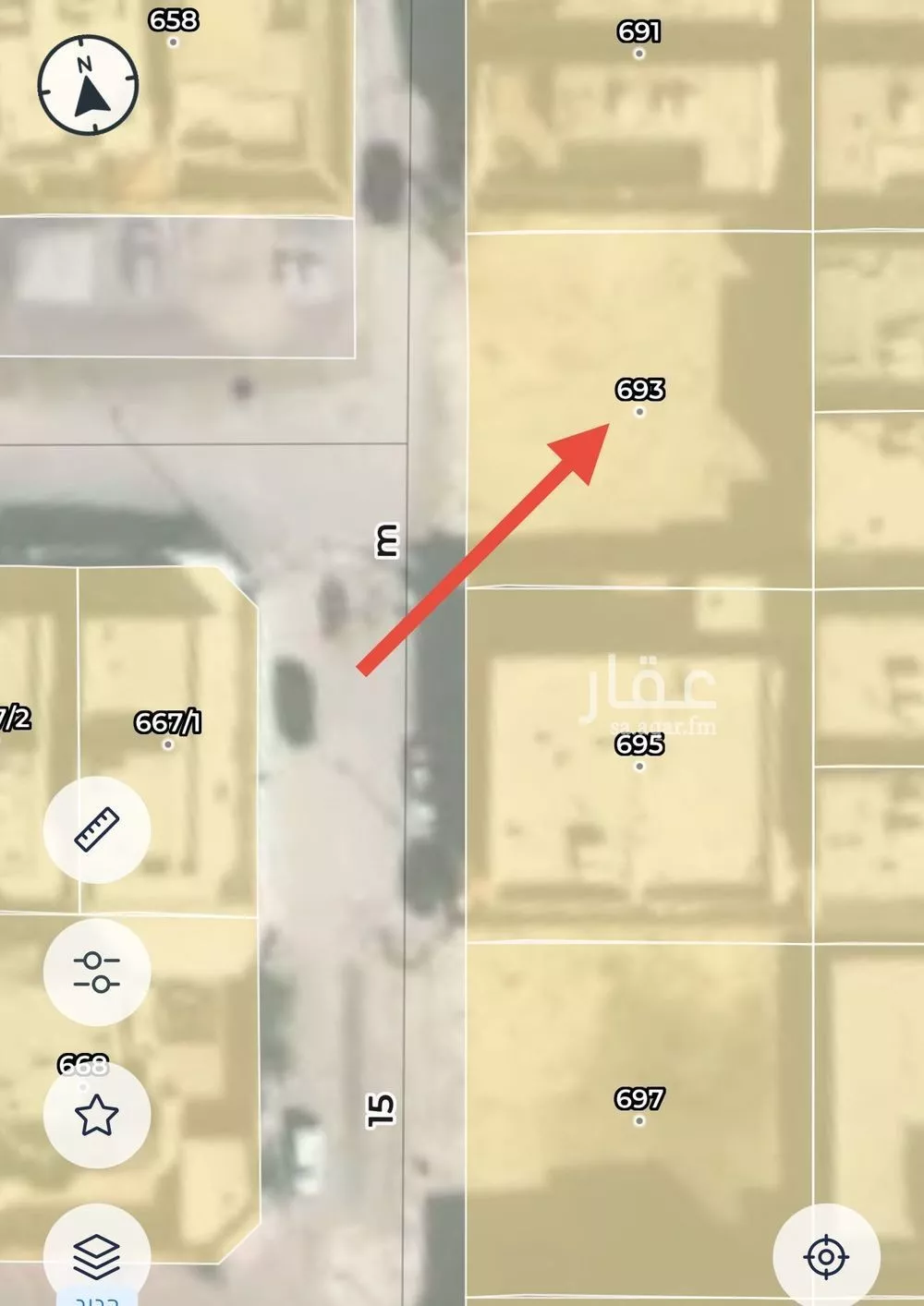 637 sqm land in As Sawari 3